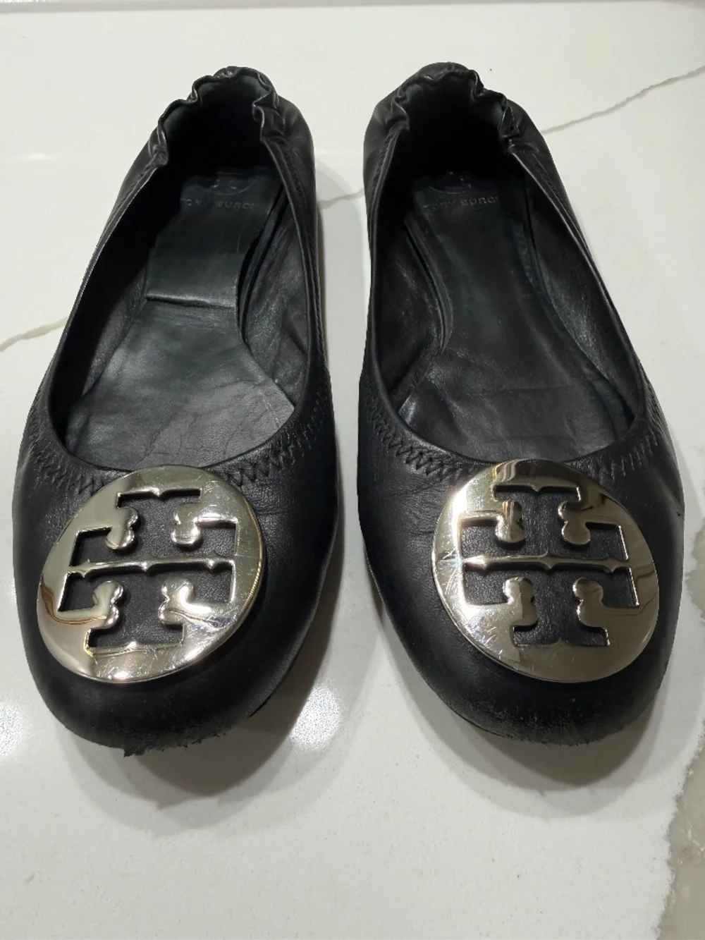 Tory Burch Black flats size 8.5